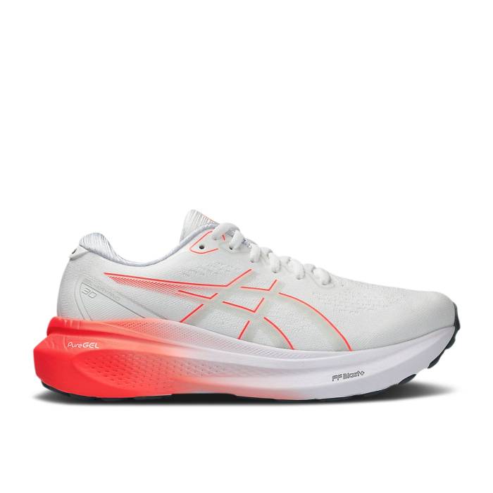 アシックス Asics 【 Wmns Gel Kayano 30 'White Sunrise Red' Women White/Sunrise Red 】 レディース 白色 ホワイト Red 赤・レッド