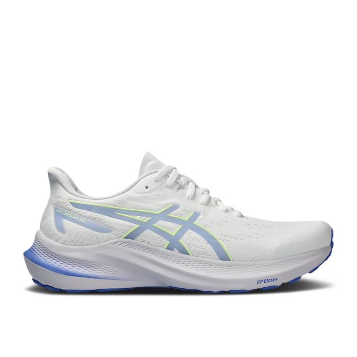 アシックス Asics 【 Wmns Gt 2000 12 White Sapphire Women White/Sapphire 】 レディース 白色 ホワイト