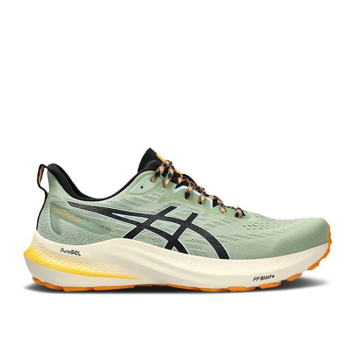アシックス Asics 【 Gt 2000 12 Tr \u0027Nature Bathing - Green Fellow Yellow\u0027 Men Nature Bathing/Fellow Yellow 】 green 緑・緑であること メンズ yellow 黄味がかった・黄色