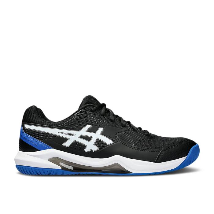 アシックス Asics 【 Gel Dedicate 8 \u0027Black Tuna Blue\u0027 Men Black/Tuna Blue 】 メンズ 黒いこと 黒いこと 青味 青み