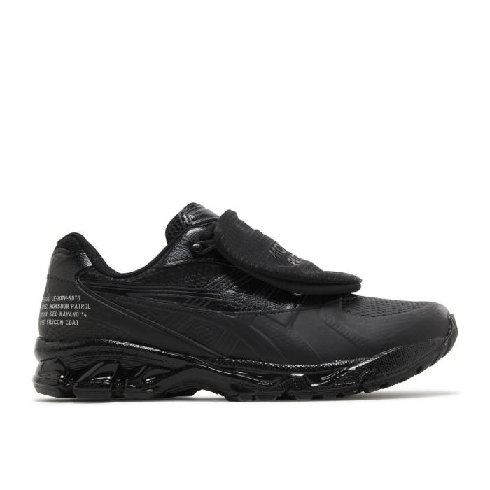 アシックス Asics 【 Limited Edt X Sbtg X Gel Kayano 14 \u0027Monsoon Patrol Pack - Black\u0027 Men Black/Black 】 メンズ 黒いこと 黒いこと