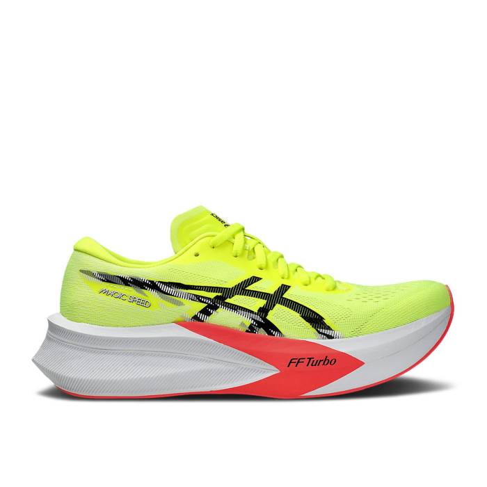 アシックス Asics 【 Wmns Magic Speed 4 'Safety Yellow' Women Safety Yellow/Black 】 マジック Speed スピード レディース yellow 黄色・イエロー 黒色 ブラック