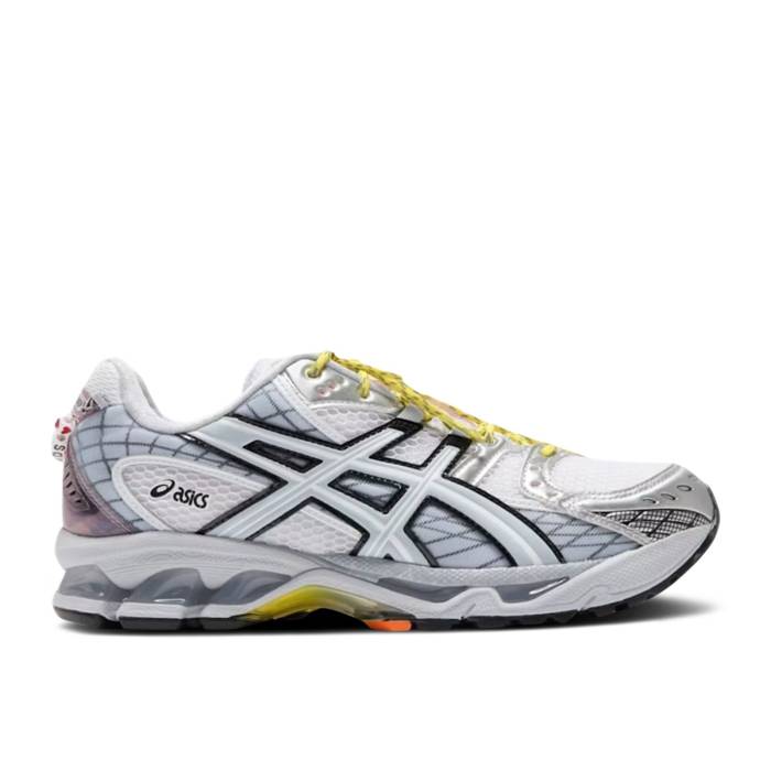 アシックス Asics 【 Stefon Diggs X Gel Nimbus 10.1 \u0027From: Me, To: You\u0027 Friends \u0026 Family Men White/Gray Dawn 】 メンズ 白いこと 白いこと gray 薄墨色・薄墨色・薄墨色