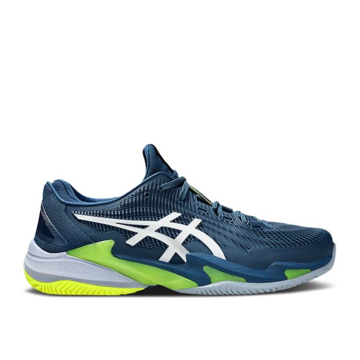 アシックス Asics 【 Court Ff 3 Clay 'Mako Blue' Men Mako Blue/White 】 コート メンズ 青色 ブルー 白色 ホワイト｜スニケス
