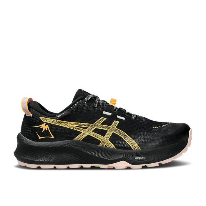 アシックス Asics 【 Wmns Gel Trabuco 12 Gore-Tex Black Stadium Orange Women Black/Stadium Orange 】 ゴアテックス スタジアム レディース 黒色 ブラック スタジアム orange 橙・オレンジ
