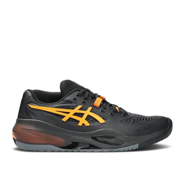 アシックス Asics 【 Gel Resolution X Black Shocking Orange Men Black/Shocking Orange 】 メンズ 黒色 ブラック orange 橙・オレンジ