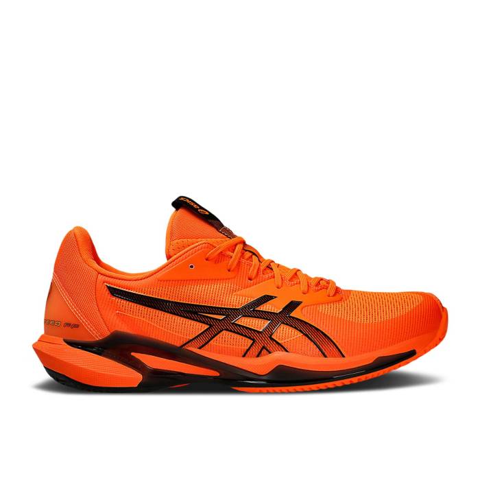 アシックス Asics 【 Solution Speed Ff 3 Clay 'Shocking Orange' Men Shocking Orange/Black 】 Speed スピード メンズ orange 橙・オレンジ 黒色 ブラック