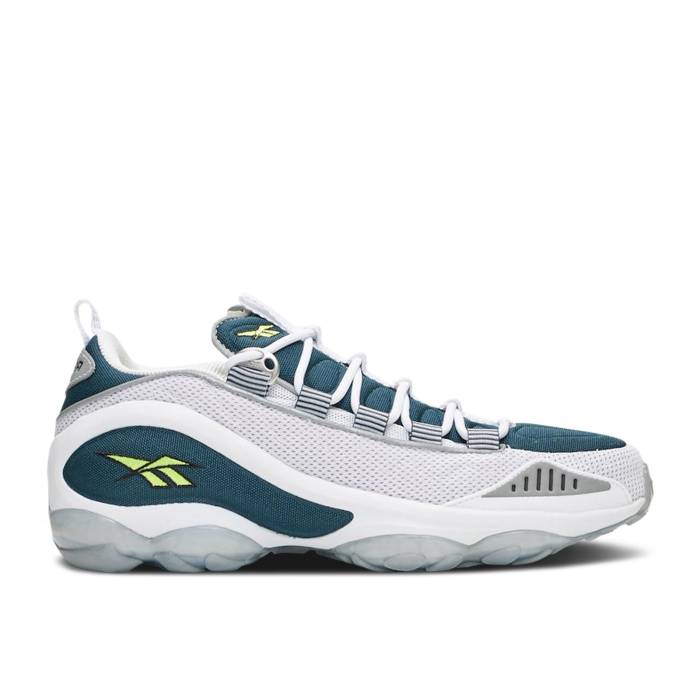 リーボック Reebok 【 Dmx Run 10 Men White/Blue/Yellow 】 ラン メンズ 白色 ホワイト 青色 ブルー yellow 黄色・イエロー