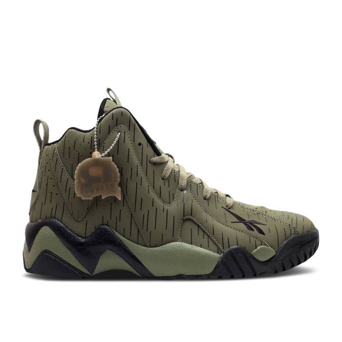 リーボック Reebok 【 Kamikaze 2 Mid \u0027Reignman\u0027 Men Cargo Green/Black 】 カミカゼ ミッド メンズ 積貨委託貨物 green 緑・緑であること 黒いこと 黒いこと