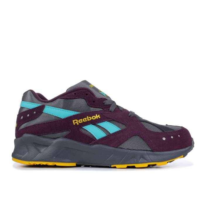 リーボック Reebok 【 Aztrek 'Grey Violet' Men Grey/Violet/Yellow 】 メンズ 灰色 グレー 紫・バイオレット yellow 黄色・イエロー
