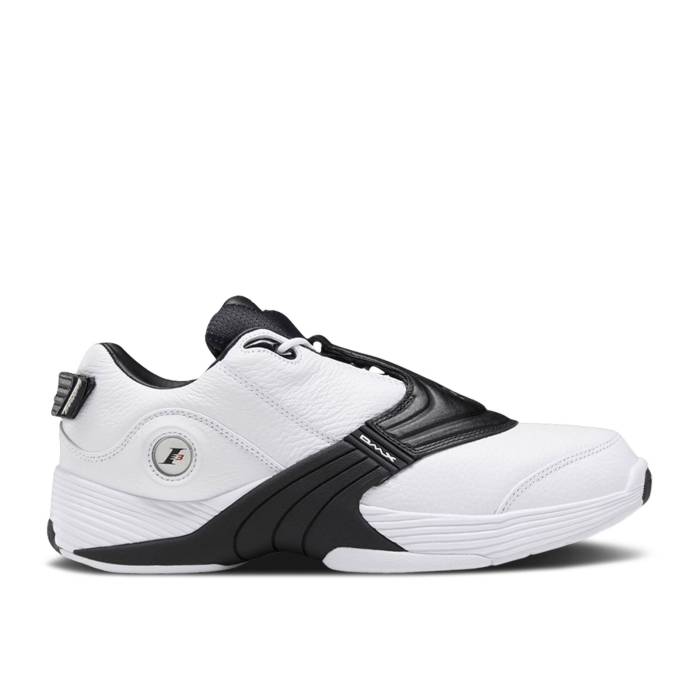 リーボック Reebok 【 Answer 5 Low \u0027White Black\u0027 Men White/Black/Matte Silver 】 受け答え メンズ 白いこと 白いこと 黒いこと 黒いこと Silver しろがね色・しろがね色