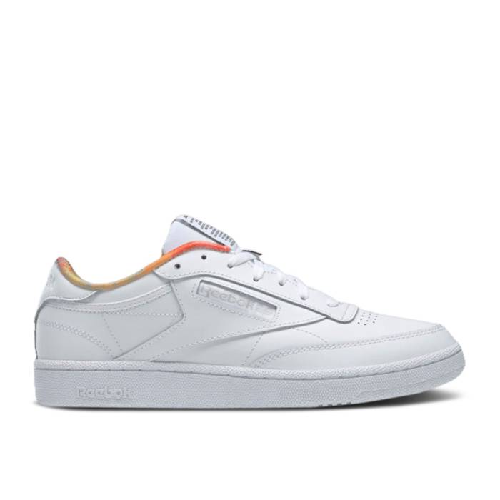 リーボック Reebok 【 Club C 85 'Pride Lining' Men White/White/Multicolor 】 クラブ メンズ 白色 ホワイト