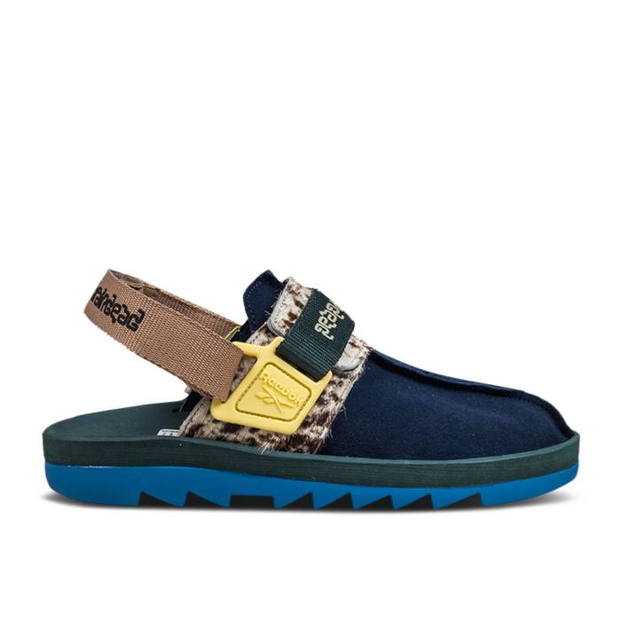 リーボック Reebok 【 Brain Dead X Beatnik Sandal \u0027Pathways\u0027 Men Navy/Ivy Green/Shady Grey 】 メンズ 紺色 米国海軍 green 緑・緑であること 薄墨色 薄墨色