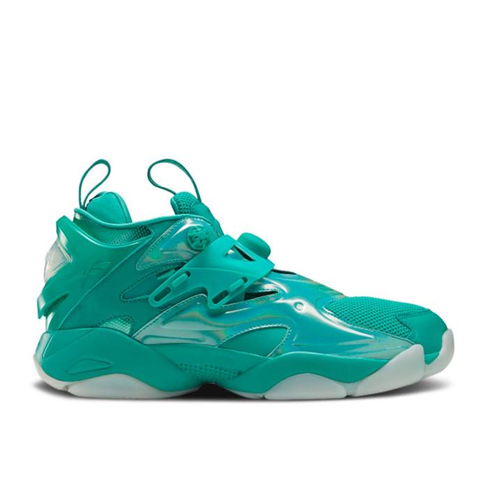 リーボック Reebok 【 Juun J X Pump Court \u0027Emerald Metallic\u0027 Men Emerald/Porcelain/Cold Grey 】 揚水機 厚地の外套 メンズ 薄墨色 薄墨色