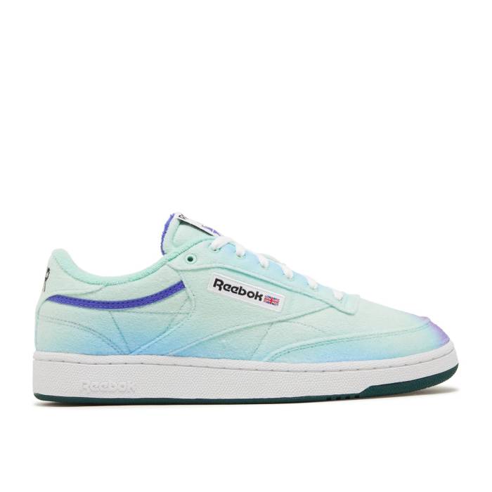 リーボック Reebok 【 Daniel Moon X Club C 85 'Hint Mint' Men Hint Mint/Forest Green/Solar Purple 】 クラブ メンズ フォレスト green 緑・グリーン Purple 紫・パープル