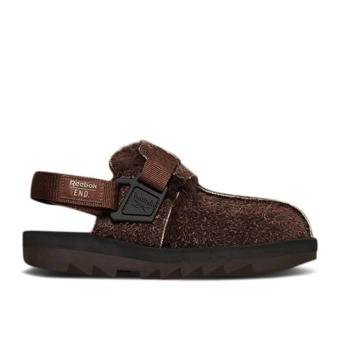 リーボック Reebok 【 End. X Beatnik Sandal 'Reported Sightings - Big Foot' Men Dark Brown/Black/Brush 】 靴 メンズ靴 サンダル その他 メンズ 茶色 ブラウン 黒色 ブラック画像