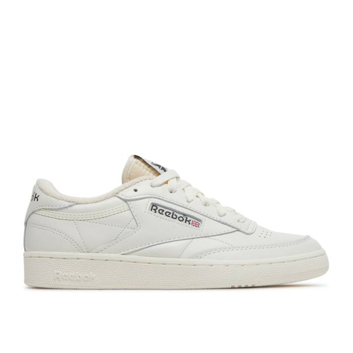 リーボック Reebok 【 Club C 85 Vintage 'Chalk' Men Chalk/Chalk/Black 】 クラブ vintage ビンテージ・ヴィンテージ メンズ 黒色 ブラック|スニケス