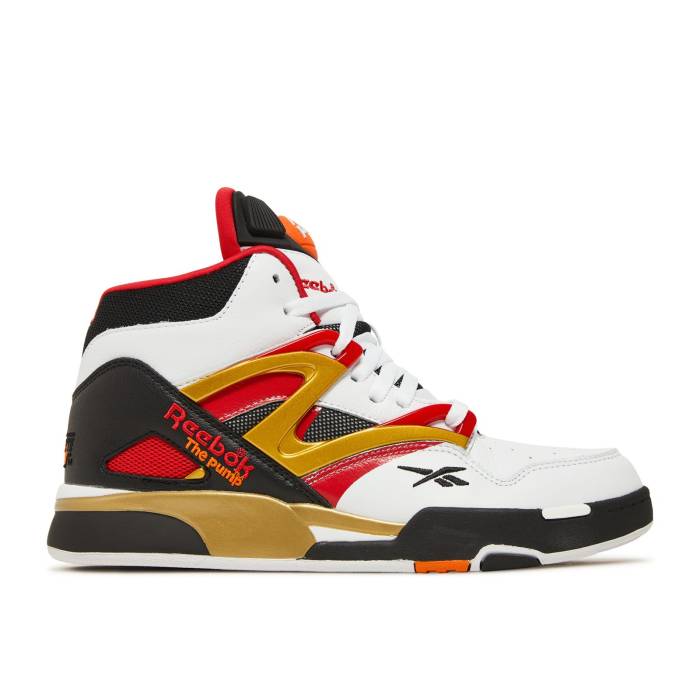リーボック Reebok 【 Pump Omni Zone 2 Atlanta Men Footwear White/Black/Vector Red 】 ポンプ オムニ zone ゾーン メンズ 白色 ホワイト 黒色 ブラック Red 赤・レッド