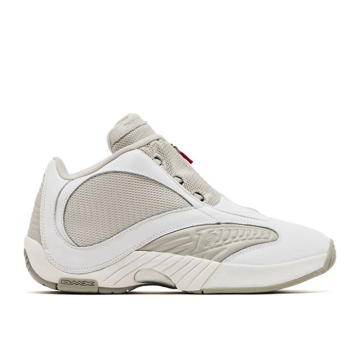 リーボック Reebok 【 Packer Shoes X Answer 4 Og 'White Silver' Men Footwear White/Flash Red/Snow Grey 】 シューズ 運動靴 アンサー メンズ 白色 ホワイト Red 赤・レッド 灰色 グレー|スニケス
