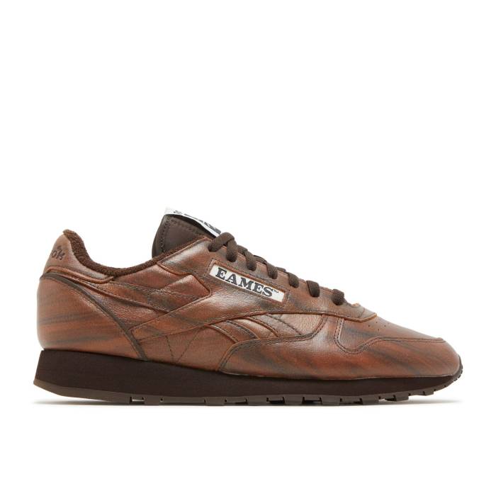 リーボック Reebok 【 Eames Office X Classic Leather \u0027Rosewood\u0027 Men Dark Brown/Dark Brown/Dark Brown 】 古典派音楽 なめし革 メンズ 赤銅色 赤銅色