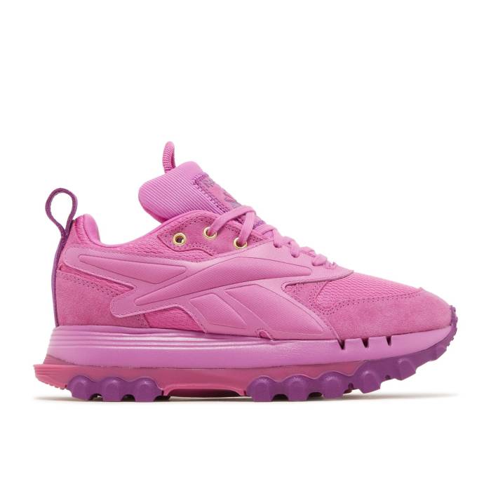 リーボック Reebok 【 Cardi B X Wmns Classic Leather V2 \u0027Ultraberry Aubergine\u0027 Women Ultraberry/Aubergine/Matte Gold 】 古典派音楽 なめし革 レディース ゴールド