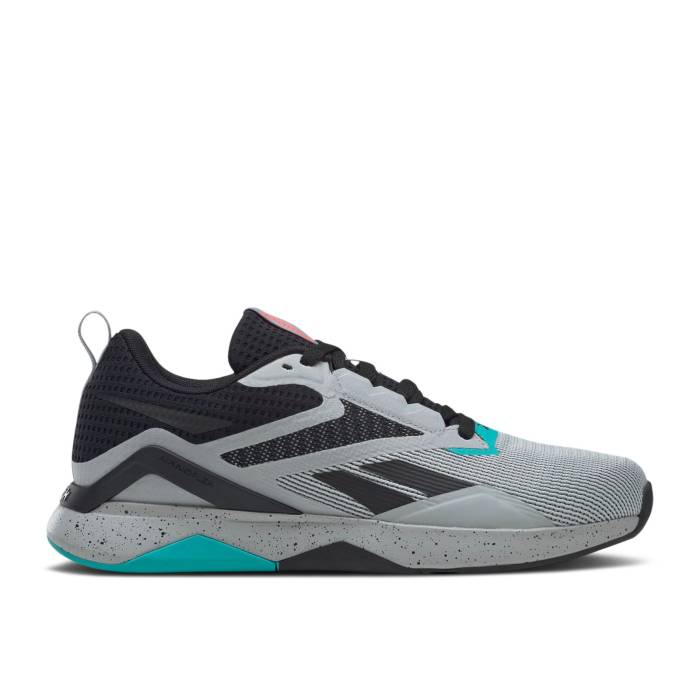 リーボック Reebok 【 Nanoflex V2 'Grey Classic Teal' Men Core Black/Pure Grey/Classic Teal 】 クラシック メンズ コア 黒色 ブラック ピュア 灰色 グレー クラシック|スニケス