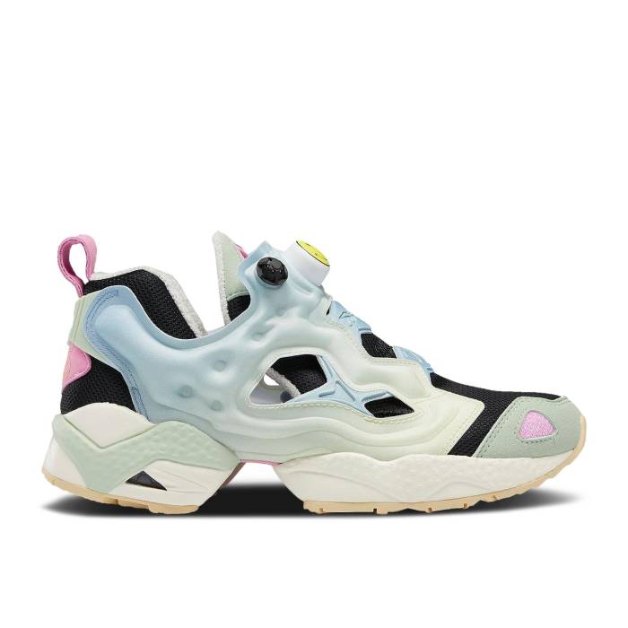 リーボック Reebok 【 Smiley X Instapump Fury 95 \u002750Th Anniversary\u0027 Men Pantone/Core Black/Pantone 】 メンズ 中核グループ 黒いこと 黒いこと