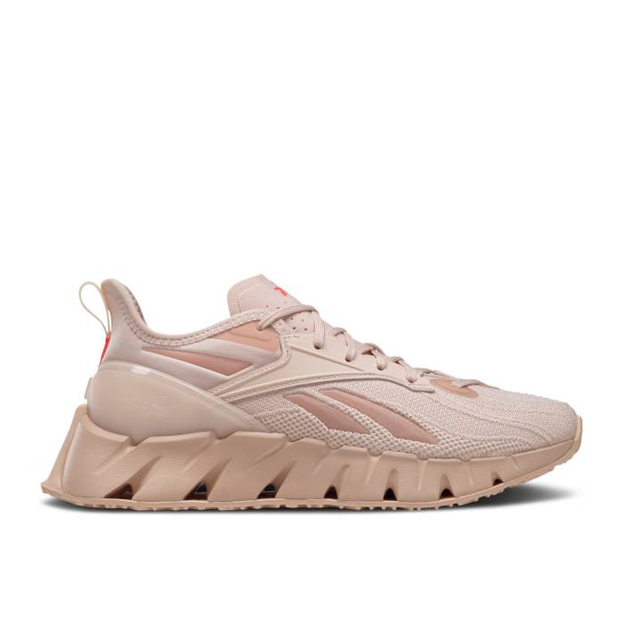 リーボック Reebok 【 Wmns Zig Kinetica 3 \u0027Soft Ecru\u0027 Women Soft Ecru/Soft Ecru/Neon Cherry 】 Zig ジッグ レディース