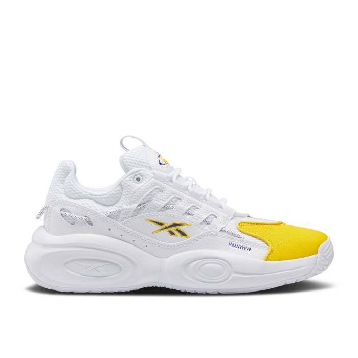 リーボック Reebok 【 Solution Mid \u0027White Collegiate Gold\u0027 Men Footwear White/Bold Purple/Collegiate Gold 】 ミッド メンズ 白いこと 白いこと Purple 紫・パープル ゴールド