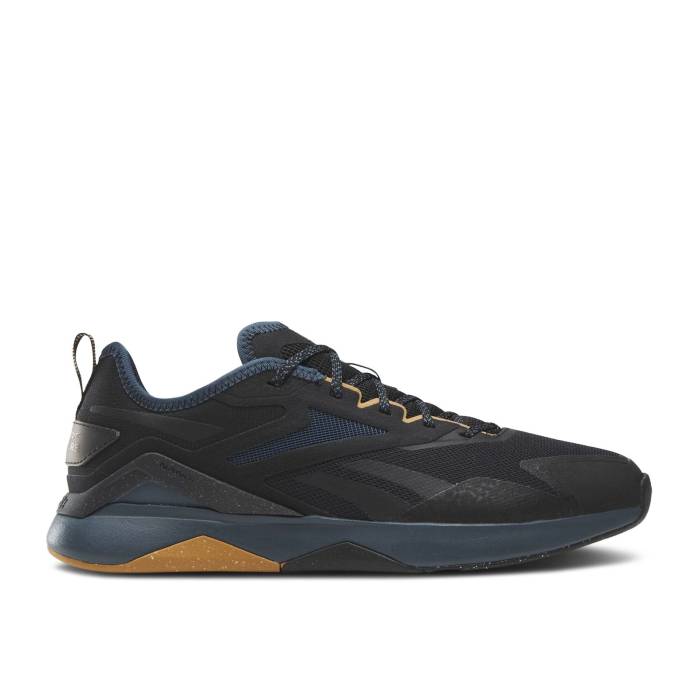 リーボック Reebok 【 Nanoflex Adventure Tr 2 'Black Hoops Blue' Men Core Black/Hoops Blue F23/Court Brown F23-R 】 メンズ コア 黒色 ブラック 青色 ブルー コート 茶色 ブラウン｜スニケス 27,950円