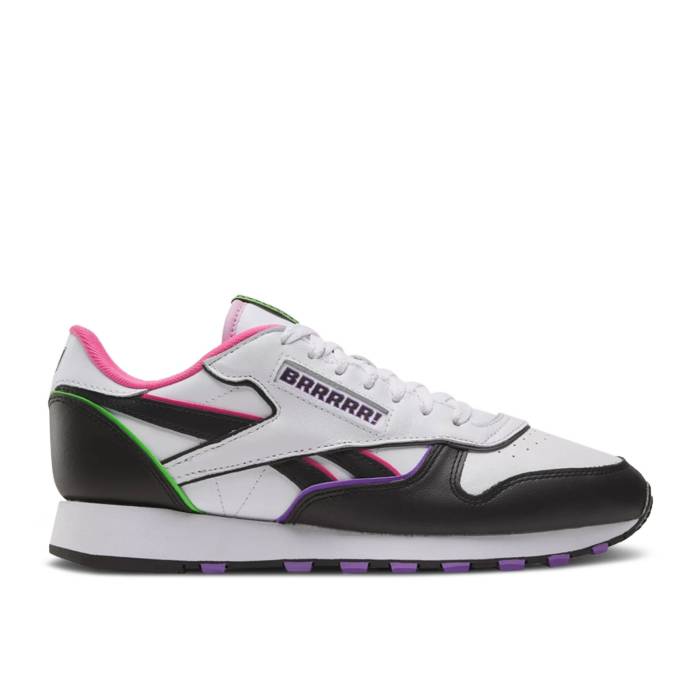 リーボック Reebok 【 Anuel Aa X Classic Leather 'Soy Leyenda' Men Black/White/Pink 】 クラシック レザー メンズ 黒色 ブラック 白色 ホワイト pink ピンク