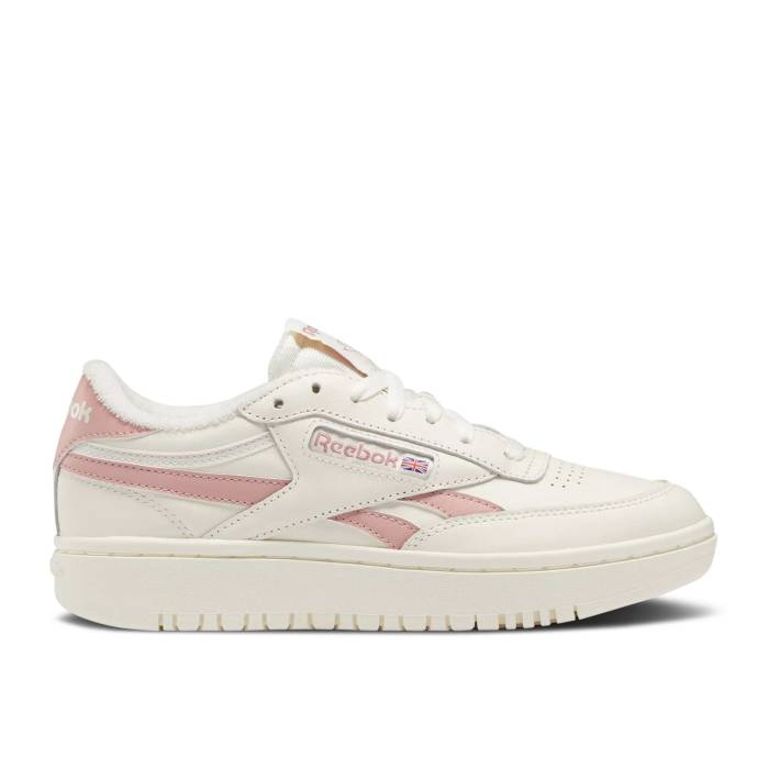 リーボック Reebok 【 Wmns Club C Double Revenge \u0027Chalk Smokey Rose\u0027 Women Chalk/Smokey Rose/Chalk 】 野球クラブ レディース Rose さくら色