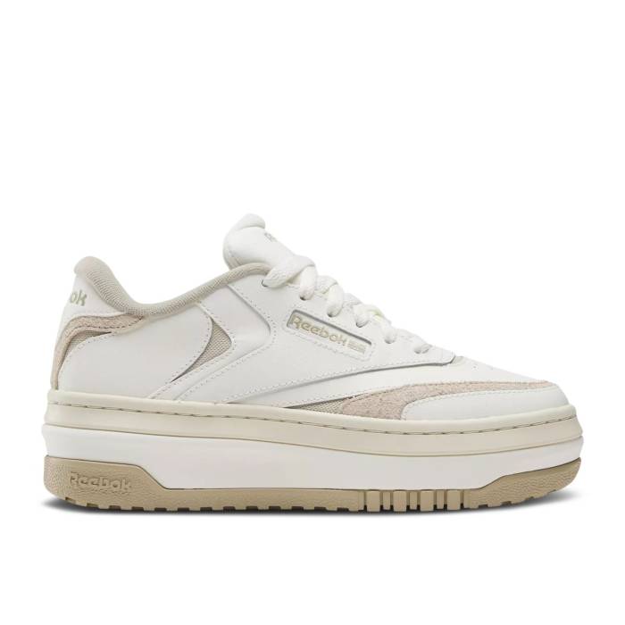 リーボック Reebok 【 Wmns Club C Extra \u0027Chalk Mushroom\u0027 Women Chalk/Chalk/Mushroom 】 野球クラブ レディース