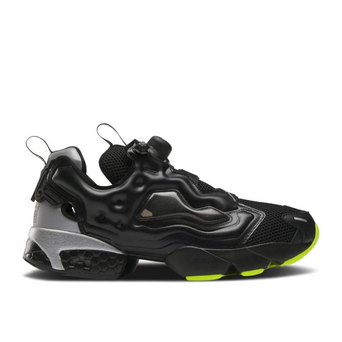 リーボック Reebok 【 Aries X Instapump Fury 94 \u0027Black Lime\u0027 Men Black/Grey/Lime 】 メンズ 黒いこと 黒いこと 薄墨色 薄墨色 菩提樹 靴-メンズ靴