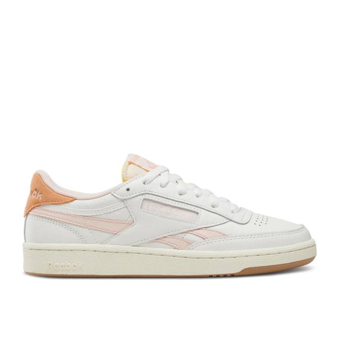 リーボック Reebok 【 Wmns Club C Revenge Vintage \u0027Chalk Bleached Peach\u0027 Women Chalk/Bleached Peach/Sunkissed Orange 】 野球クラブ vintage ビンテージ・ヴィンテージ レディース orange 橙・オレンジ色