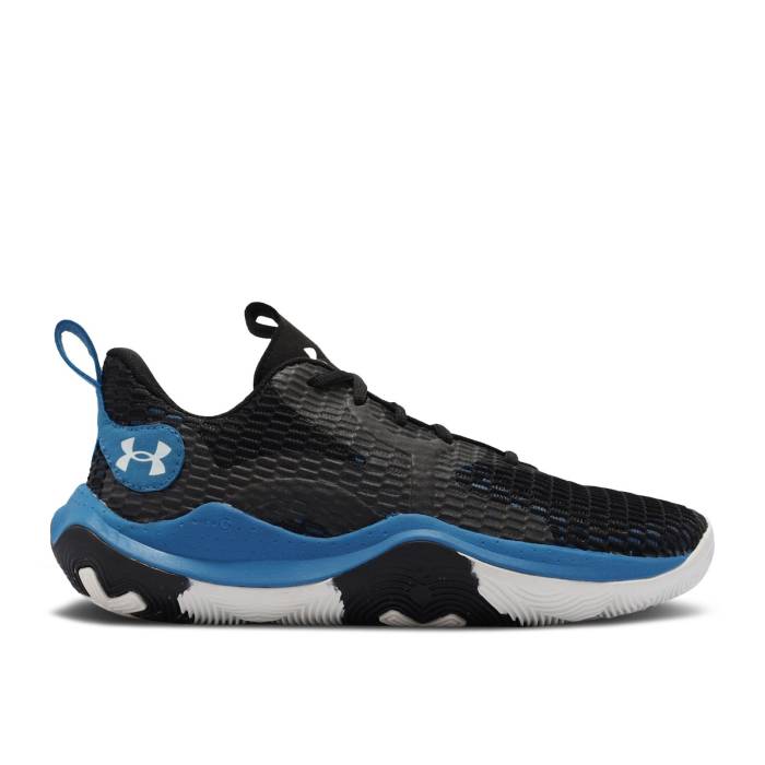 アンダーアーマー Under Armour 【 Spawn 3 \u0027Black Blue Circuit\u0027 Men Black/Blue Circuit 】 青味 青み メンズ 黒いこと 黒いこと 青味 青み