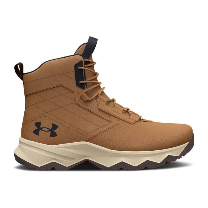 アンダーアーマー Under Armour 【 Stellar G2 6-Inch \u0027Utility Light Brown\u0027 Men Utility Light Brown/Summit White 】 メンズ 赤銅色 赤銅色 白いこと 白いこと