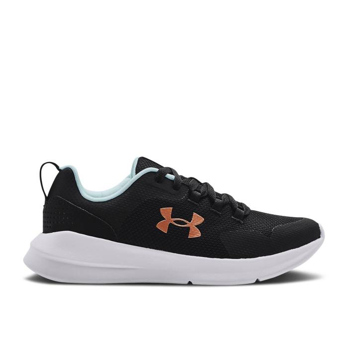 アンダーアーマー Under Armour 【 Wmns Essential \u0027Black Fuse Teal\u0027 Women Black/Fuse Teal 】 レディース 黒いこと 黒いこと