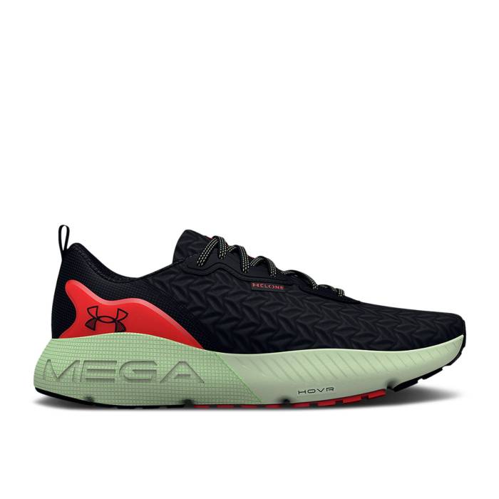アンダーアーマー Under Armour 【 Hovr Mega 3 Clone \u0027Black Phosphor Green\u0027 Men Black/Phosphor Green 】 メガ メンズ 黒いこと 黒いこと green 緑・緑であること