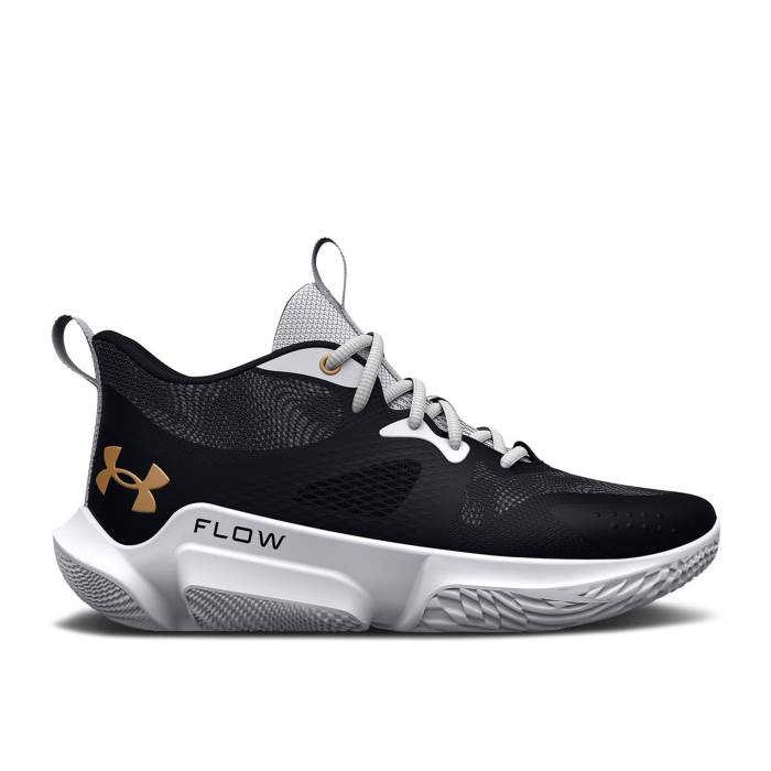 アンダーアーマー Under Armour 【 Wmns Flow Breakthru 3 \u0027Black White Gold\u0027 Women White/Black 】 流通受け答え 白いこと 白いこと レディース 白いこと 白いこと 黒いこと 黒いこと
