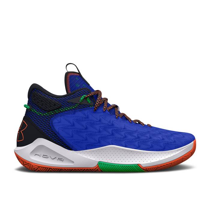 アンダーアーマー Under Armour 【 Hovr Havoc 5 Clone \u0027Versa Blue\u0027 Men Versa Blue/White 】 メンズ 青味 青み 白いこと 白いこと