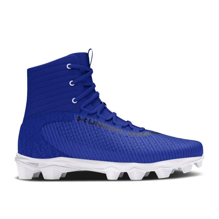アンダーアーマー Under Armour 【 Blur Highlight 2 Rm ガウス \u0027Team Royal\u0027 Youth Team Royal/Black/White 】 見どころ 御坊っちゃん キッズ Team 野球クラブ 黒いこと 黒いこと 白いこと 白いこと