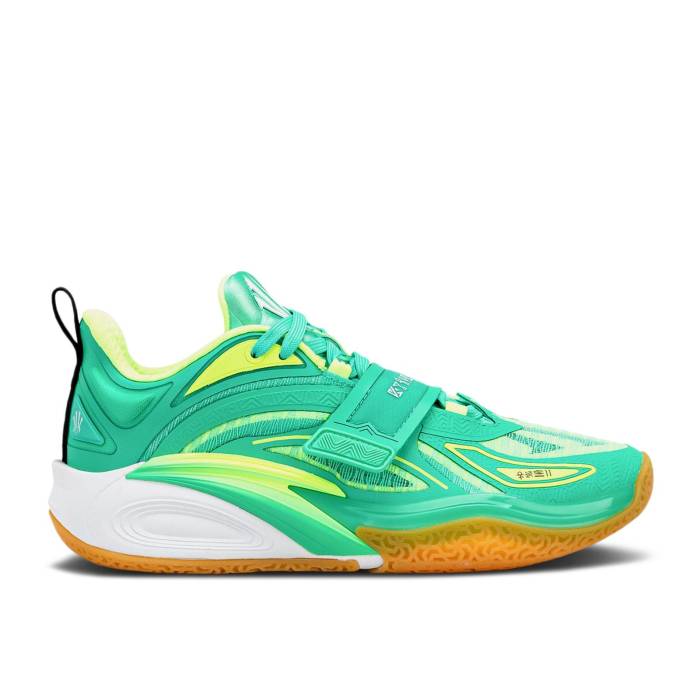 Anta 【 Kai 1 \u0027Green Grails\u0027 Men Green/Yellow/White/Gum 】 メンズ green 緑・緑であること yellow 黄味がかった・黄色 白いこと 白いこと