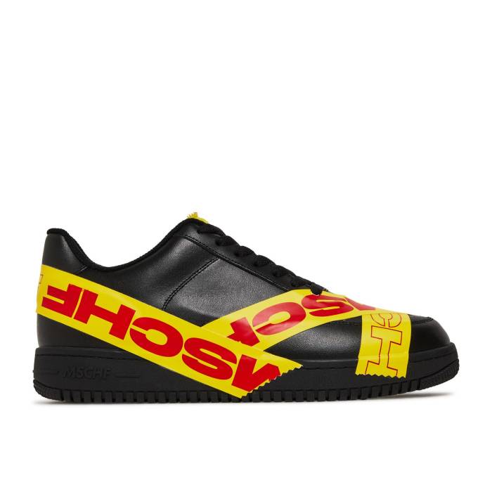 Mschf 【 Tap3 \u0027Black\u0027 Men Black/Yellow/Red 】 メンズ 黒いこと 黒いこと yellow 黄味がかった・黄色 Red 赤・赤いこと