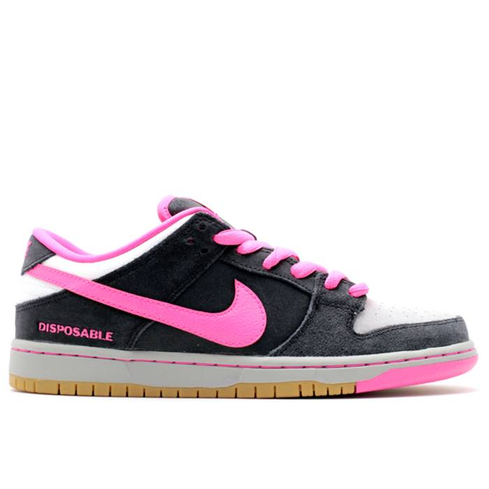 ナイキ Nike 【 Dunk Low Premium Sb Qs \u0027Disposable\u0027 Men Black/Pink Foil-White 】 ダンク Premium 割り増し金 エスビー メンズ 黒いこと 黒いこと pink サクラ色