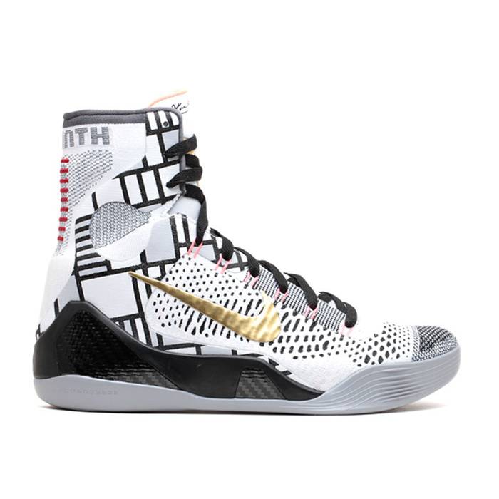 ナイキ Nike 【 Kobe 9 Elite \u0027Fundamentals\u0027 Men White/Metallic Gold/Black 】 Kobe コービー エリート メンズ 白いこと 白いこと ゴールド 黒いこと 黒いこと
