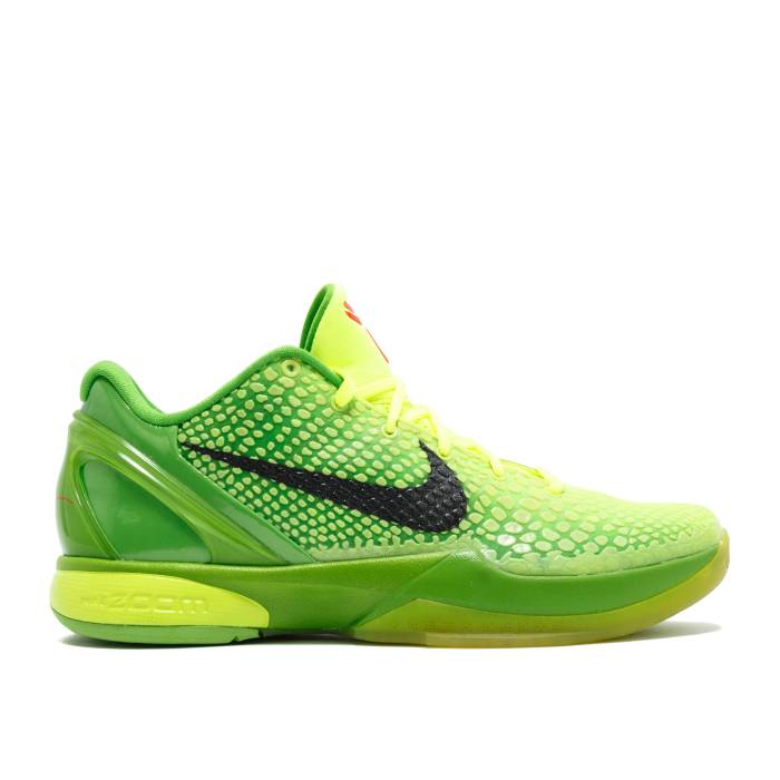 ナイキ Nike 【 Zoom Kobe 6 \u0027Grinch\u0027 2010 Men Volt/Black/Green Apple/Crimson 】 望遠レンズ Kobe コービー メンズ 黒いこと 黒いこと green 緑・緑であること クリムゾン