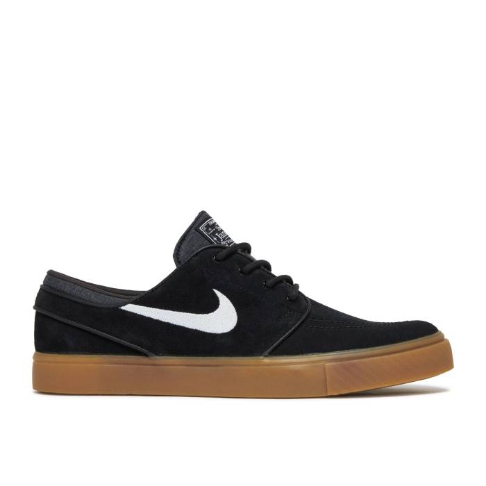 ナイキ Nike 【 Zoom Stefan Janoski \u0027Black Gum\u0027 Men Black/White-Gum Light Brown 】 望遠レンズ メンズ 黒いこと 黒いこと 赤銅色 赤銅色