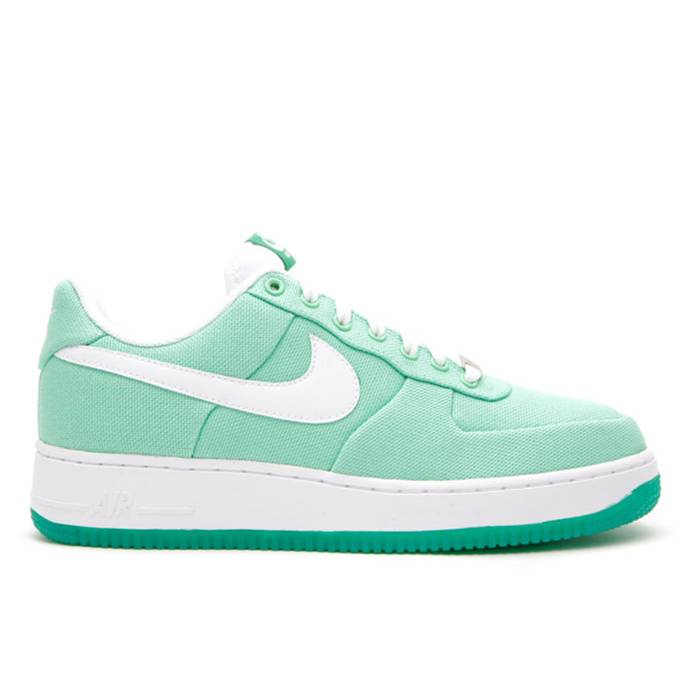 ナイキ Nike 【 Wmns Air Force 1 Low Canvas Women Tourmaline/White-Lucky Green 】 レディース green 緑・緑であること