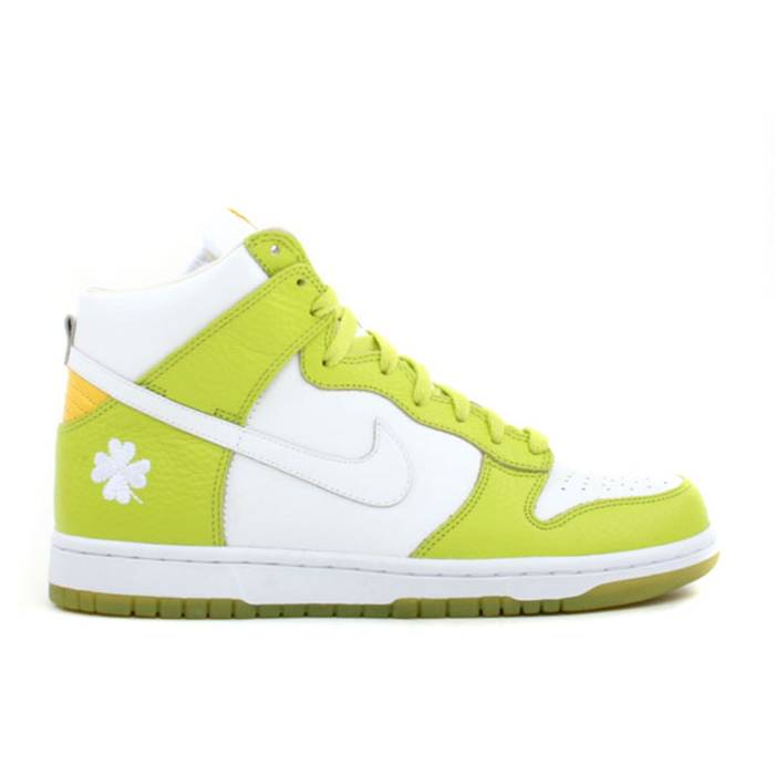 ナイキ Nike 【 Wmns Dunk High \u0027St Pattys\u0027 Women White/White-Atmoic Green-Tour Yellow 】 ダンク ご機嫌 レディース 白いこと 白いこと yellow 黄味がかった・黄色